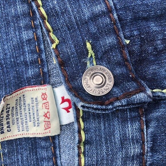 True Religion Jeans Size 36 JOHNNY SUPER T Blue - Picture 12 of 12